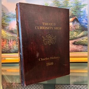 Big Wooden box The Old Curiosity Shop by Charles Dickens 1840